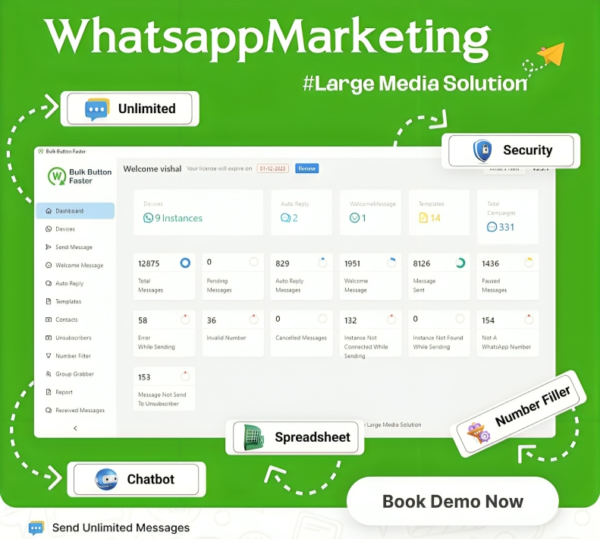 BulkChat Button WhatsApp Marketing Software